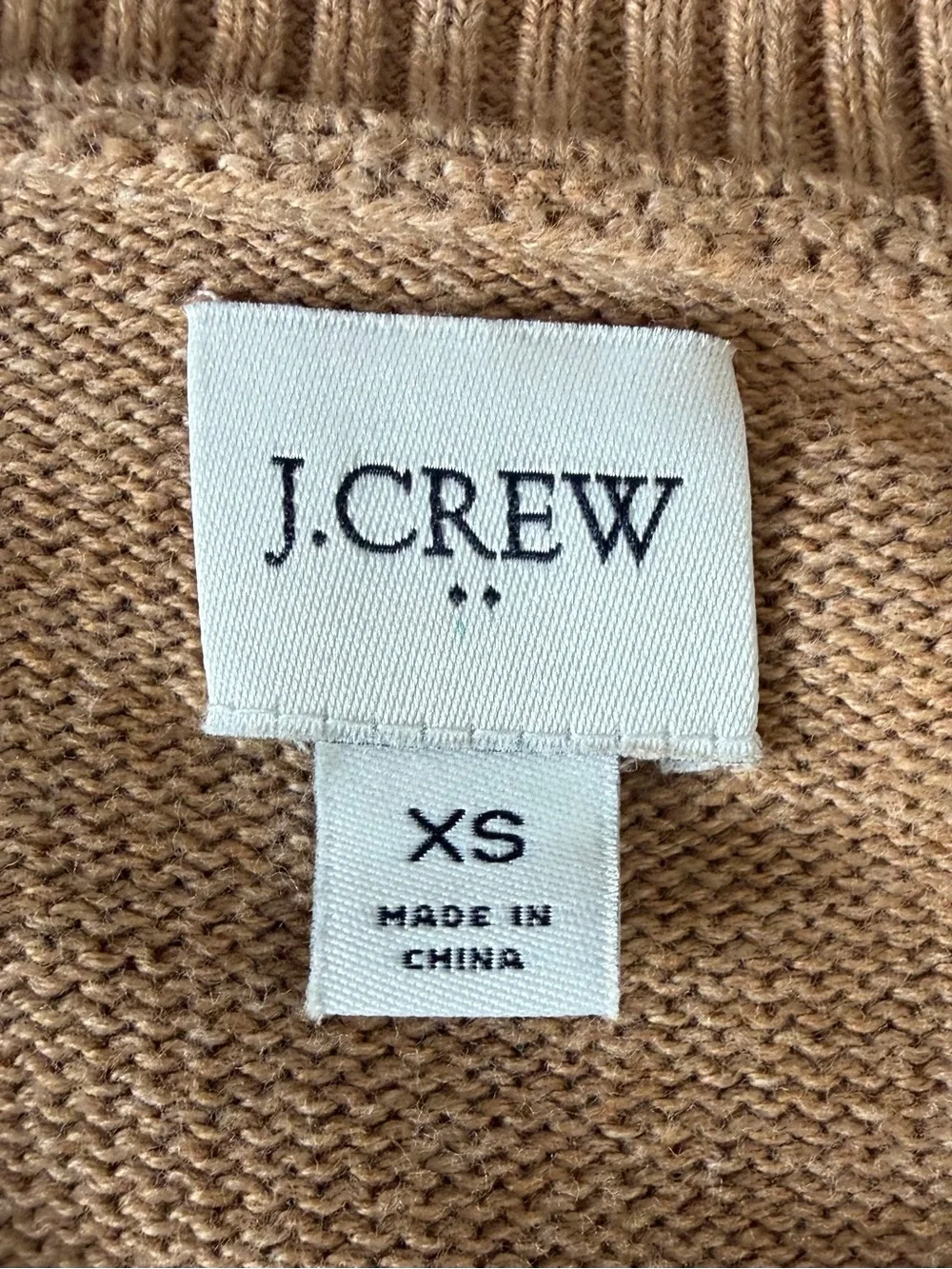J. Crew Quarter Zip Striped Sweater XS